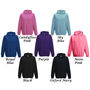 Girls Personalised Gymnastics Hoodie 1107, thumbnail 5 of 10