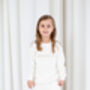 Pageboy, Bridesmaid And Flowergirl Embroidered Sweatshirt Jumpers, thumbnail 5 of 9