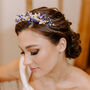 Blue Crystal Fascinator Headband, thumbnail 1 of 2