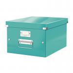 Leitz Click & Store Collapsible Storage Box Medium For A4 Ice Blue Ref 60440051 165642