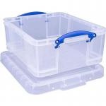 Really Useful Plastic Storage Box 18 Litre Clear - 18CCB 46850RU