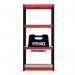 RB Boss 4x Tier Shelving Unit - 1600x750x350mm 175kgs UDL - RedBlack 13497