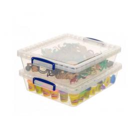 Really Useful Clear Plastic (Nestable) Storage Box 10.5 Litre NWT1792