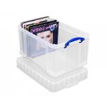 Really Useful Clear Plastic Storage Box 48 Litre XL NWT2602