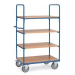 Melamine Shelved Trolley 1800mm High Wit