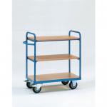 Melamine Shelved Trolley 1100mm High Wit