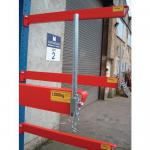 Heavy duty bolted cantilever racking end stops, 250mm tall kits, 2 base and 6 arm stops 379587