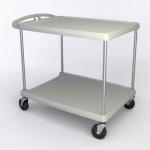 My2636-25G - Mycart 900mm High, Grey Wit