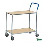 Two Tier Shelf Trolley -Birch 