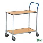 Two Tier Shelf Trolley -Beech 