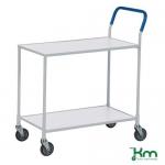 Shelf Trolley White/White 