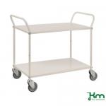 Light Shelf Trolley White 