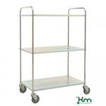 Tray Trolley 3 Shelves El.Galv 