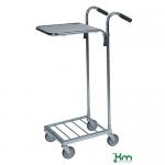 Mini Trolley 1 Shelf. Bright Zinc Plated