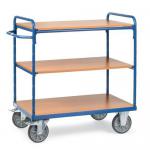 Melamine Shelved Trolley 1100mm High Wit