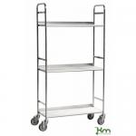 Mobile Shelf Unit, 3 Shelves, 790 X 290 