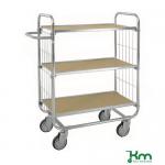 Esd Shelf Trolley, 3 Shelves, 1195 X 470