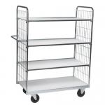 Shelf Trolley, Series 9000, 4 Shelves, 1