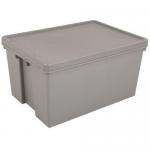 Wham Bam 62L Heavy Duty Box & Lid Black 