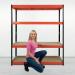 RB BOSS Boltless steel shelving - 300kg per shelf 422869