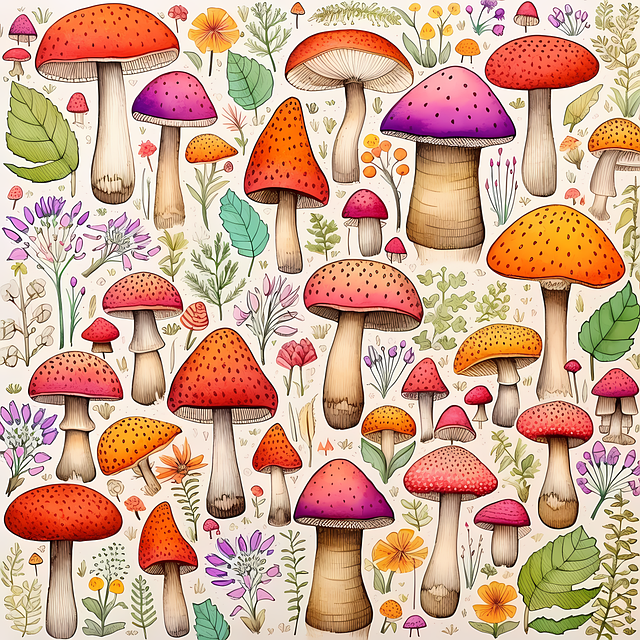 Download Ai Generated, Mushrooms, Food. Royalty-Free Stock Illustration ...