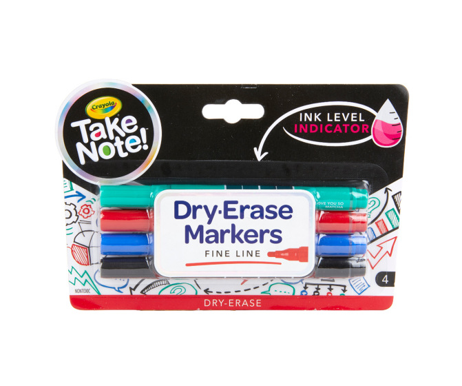 Crayola Dry Erase Markers 4 pack