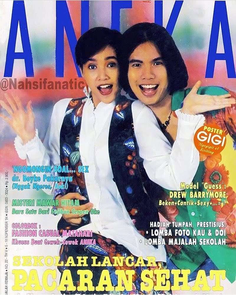 Imutnya Gaya Para Artis Di Cover Majalah Tahun  90an 