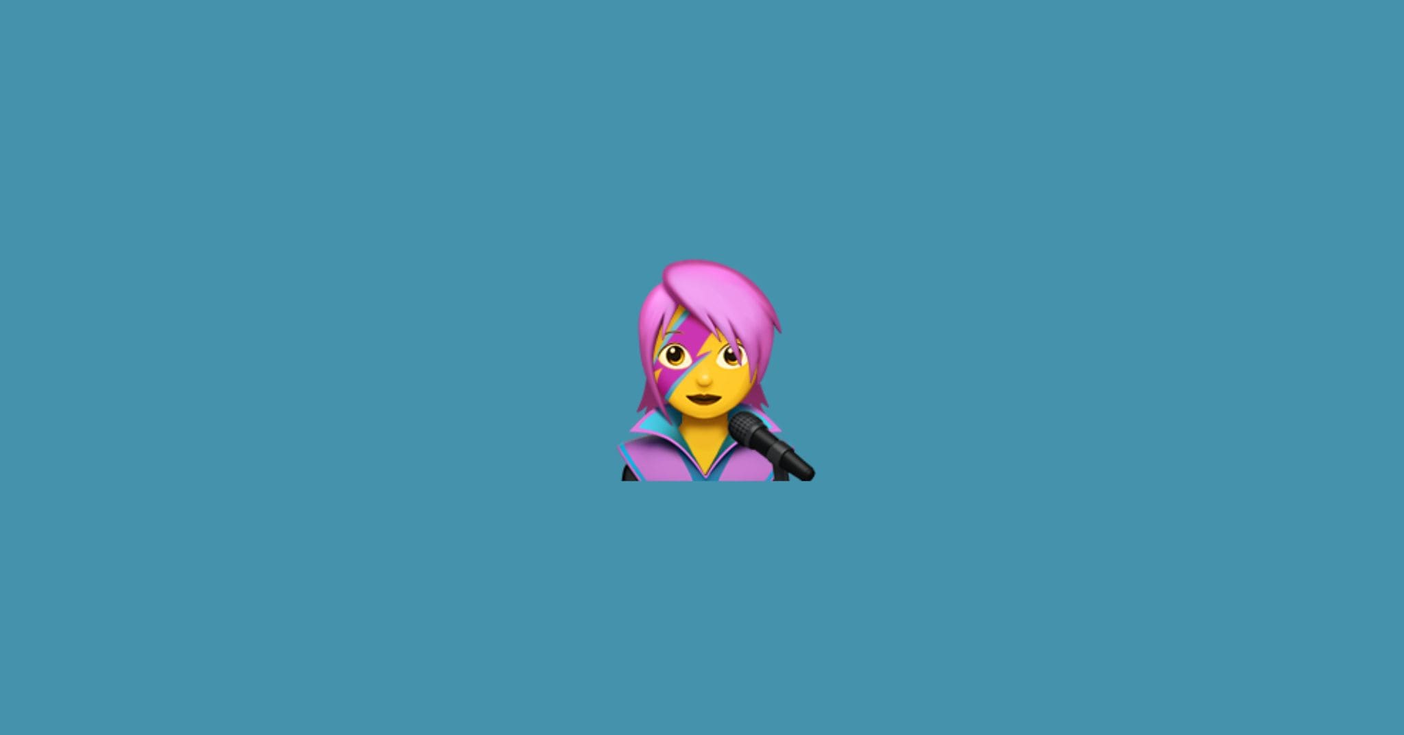 Woman Singer emoji