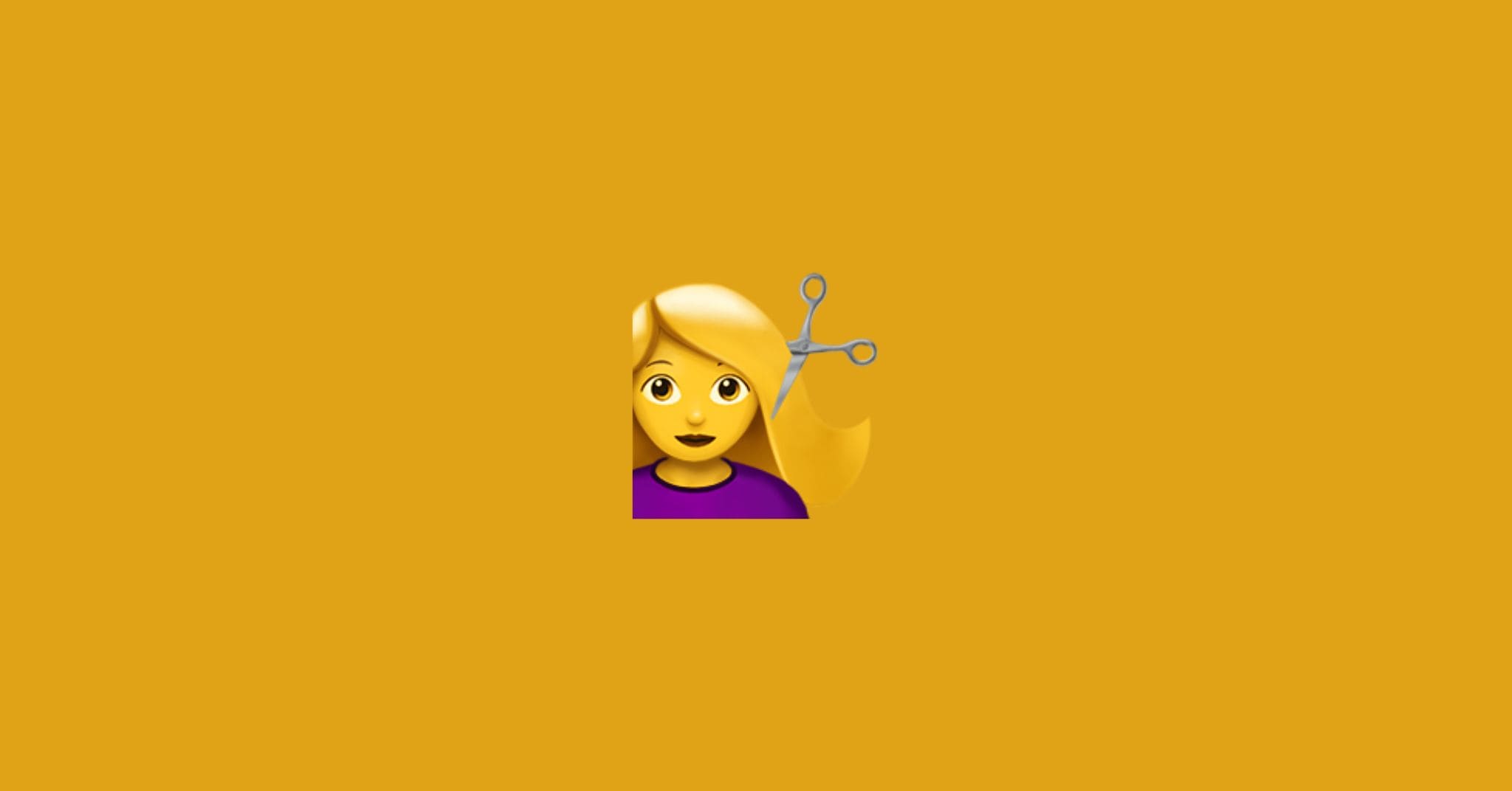 Woman Getting Haircut emoji