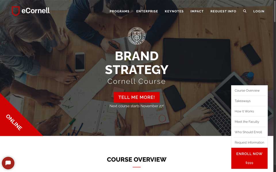 Brand Strategy Course by Cornell University