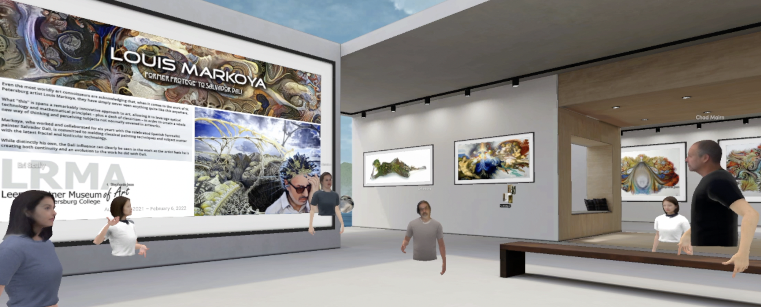 Protégé of Surrealist Salvador Dalí, Louis Markoya's Virtual Exhibit in Spatial with the Leepa-Rattner Museum of Art