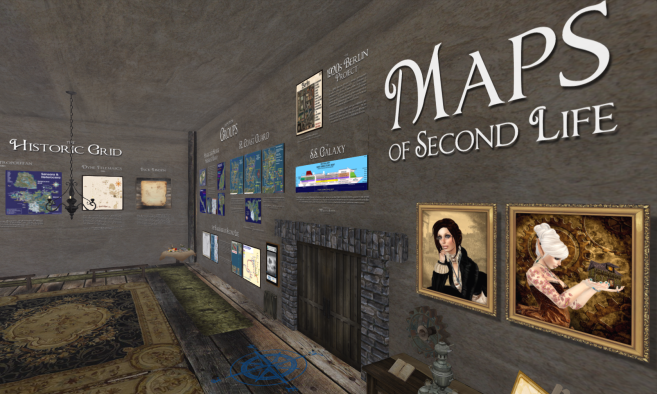 Maps of Second Life