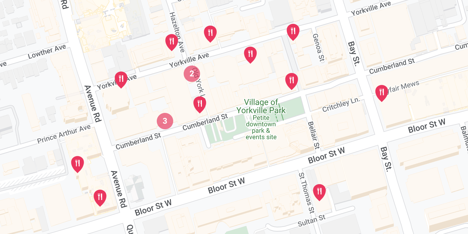 Yorkville Restaurants