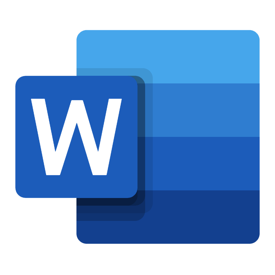 logo of microsoft word, a simon says integration