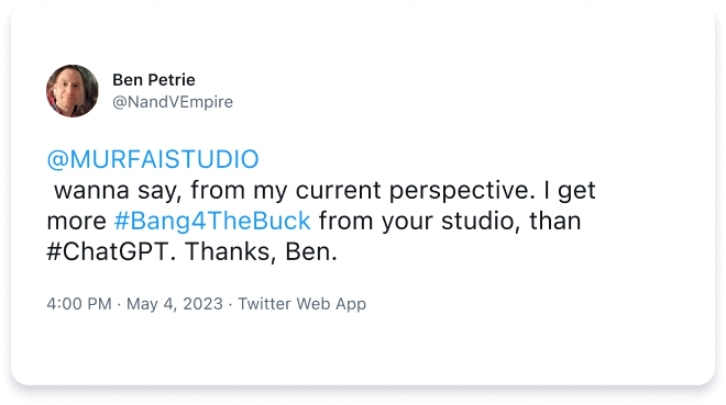 Tweets Ben Petrie