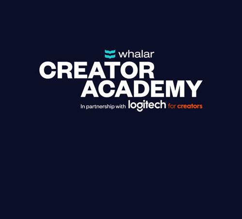 Whalar creator academy in partnership with logitech for creators