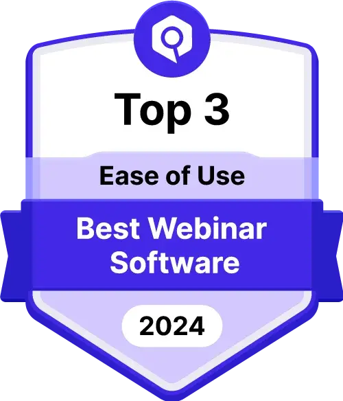 2024; top 3 ease of use best webinar software