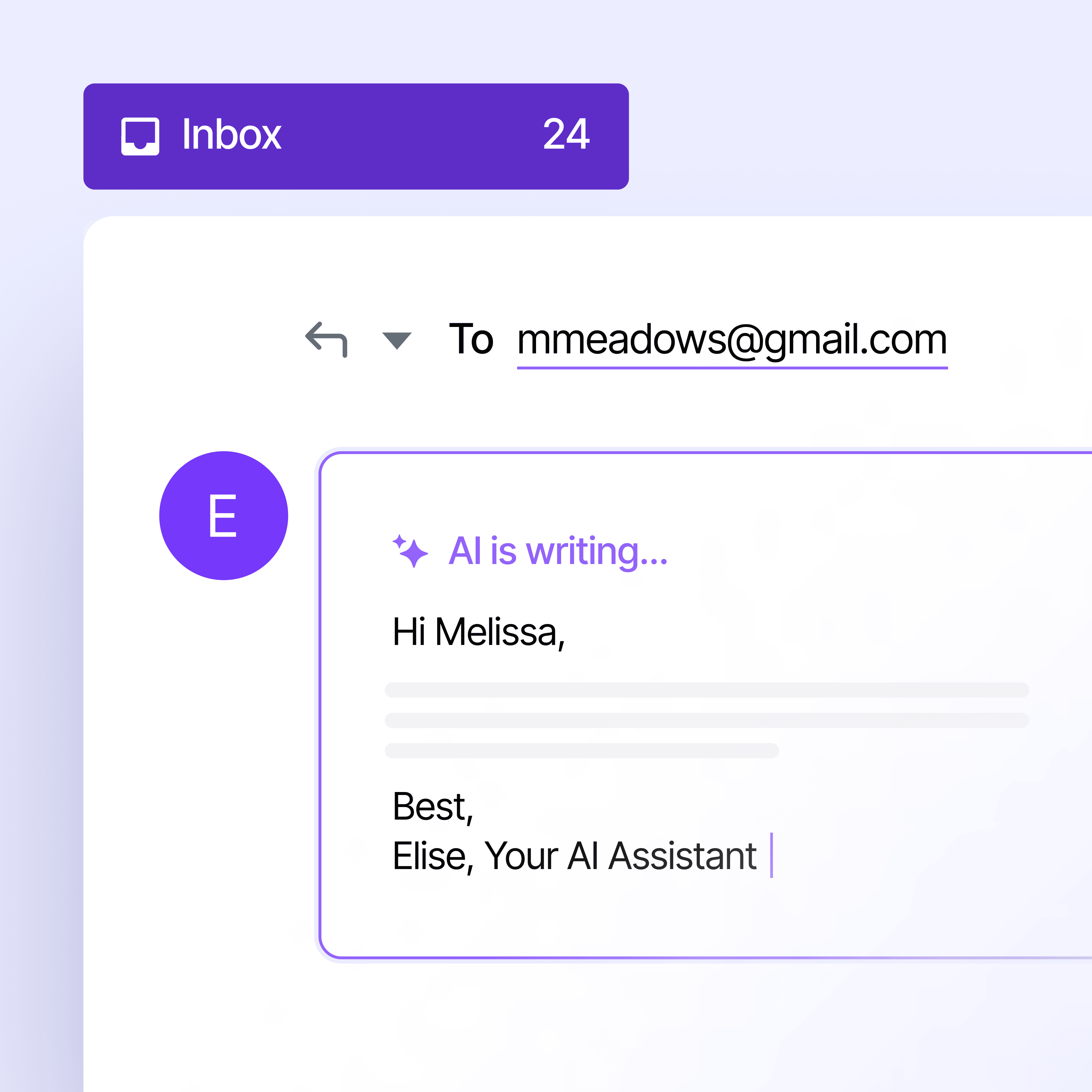 Image of email conversation 