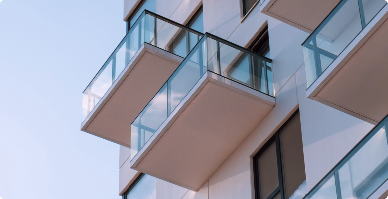 Image of apartment balcony for condos.