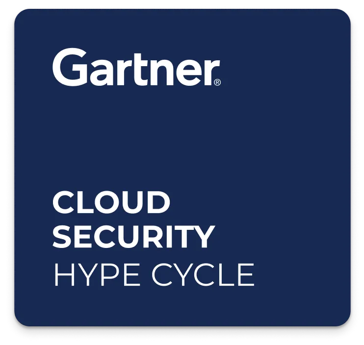 A poster reading 'Garter Cloud Security Hyper Cycle.'