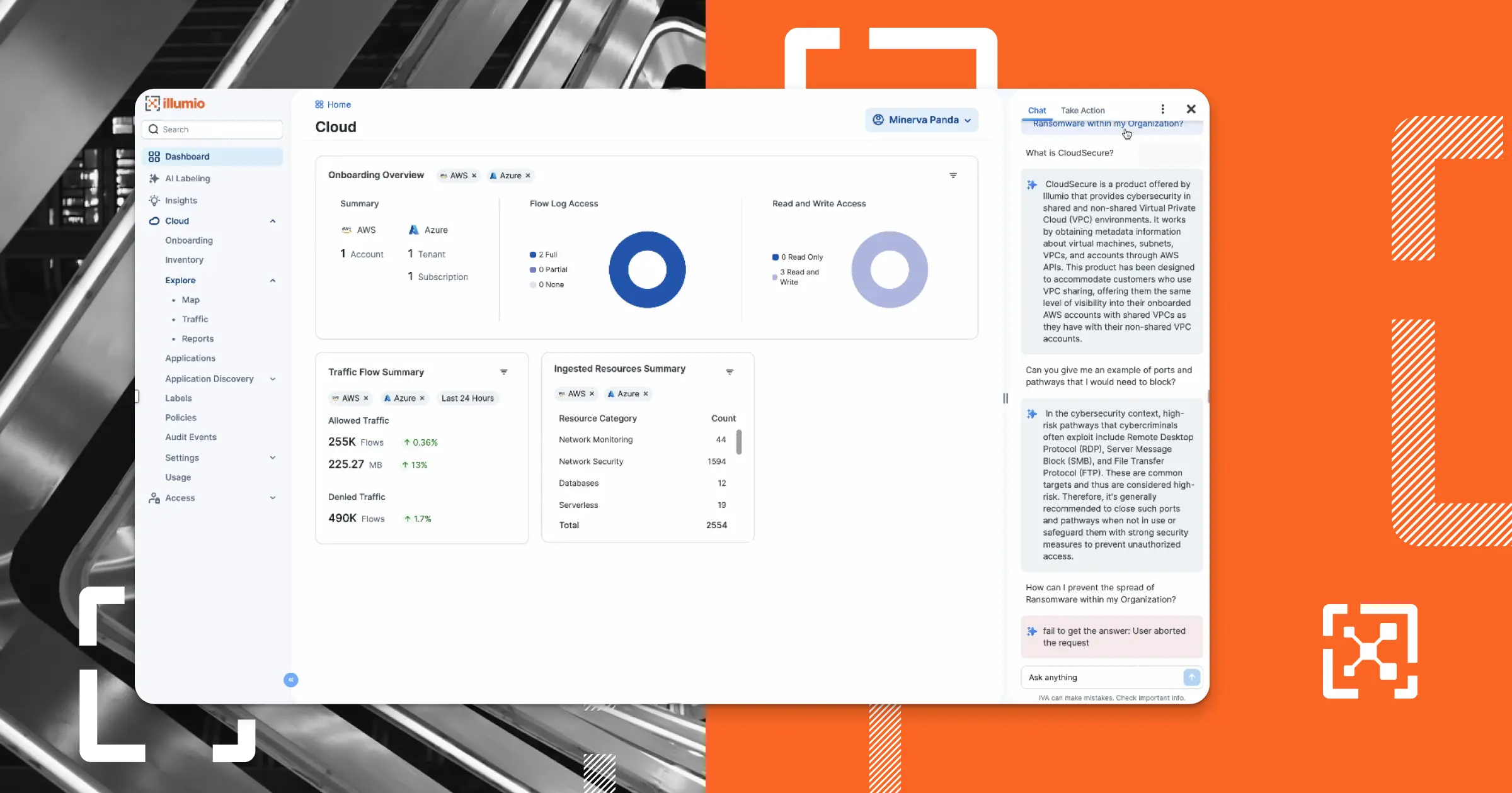 Plateforme de segmentation Zero Trust alimentée par l'IA d'Illumio 