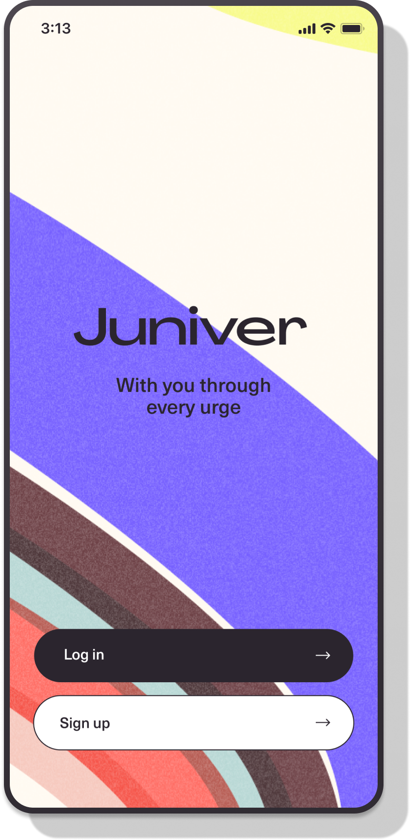 Splash screen from the Juniver App