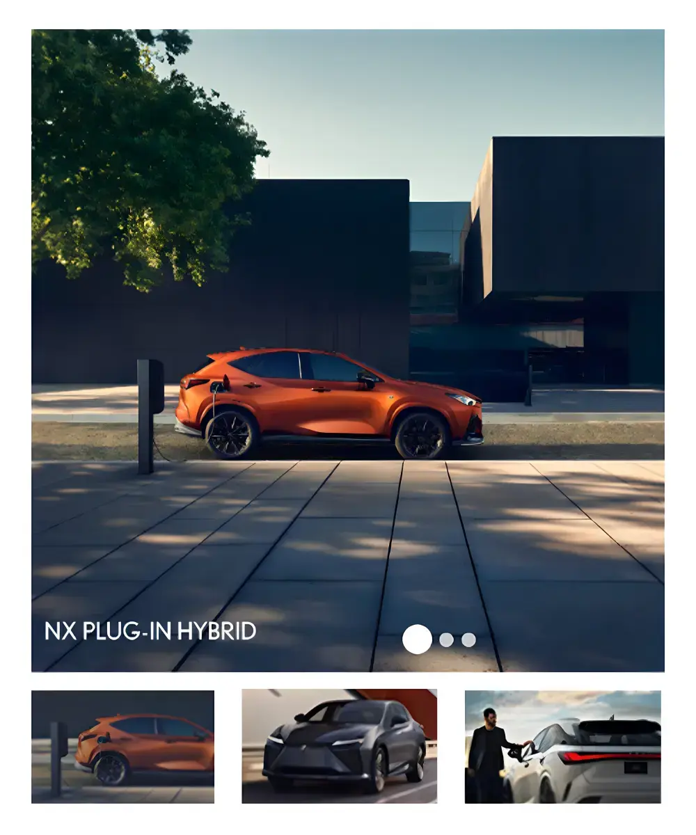 Display media of Lexus advertisement