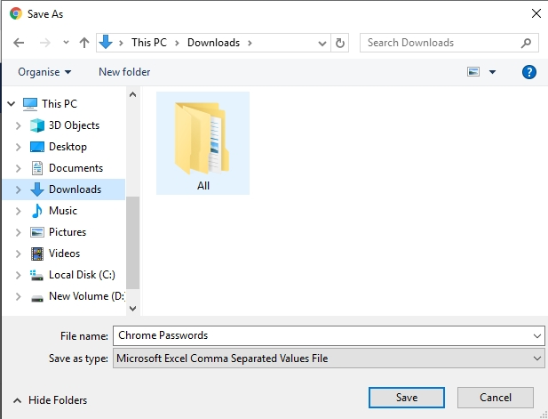 How to export passwords as CSV files from Chrome and Firefox