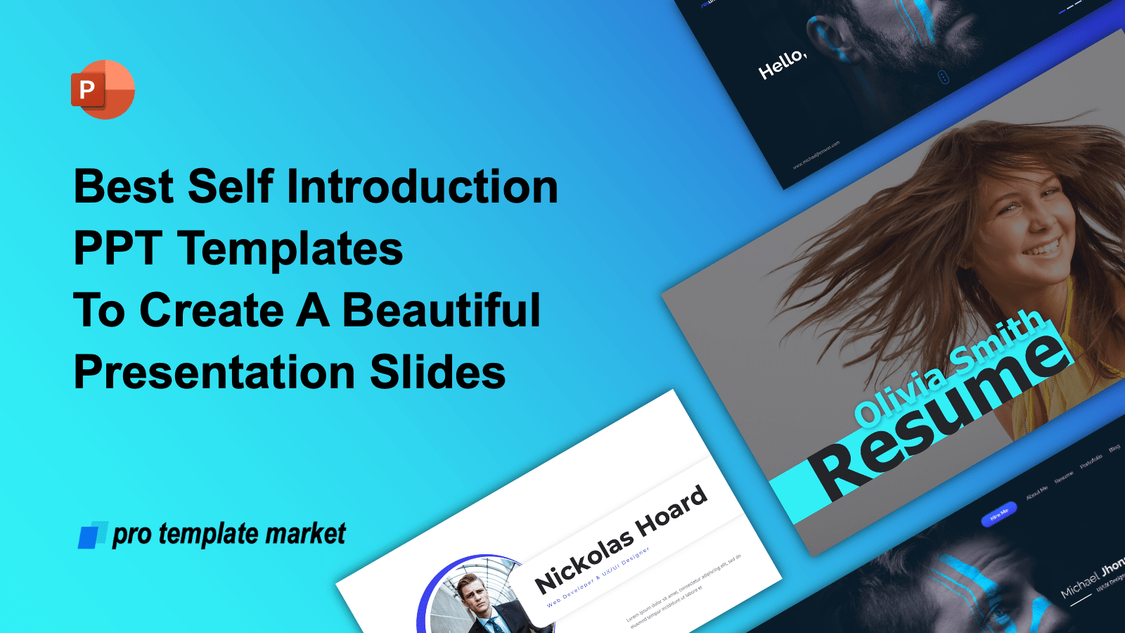 11 Best Self Introduction PPT Templates To Create A Beautiful Presentation Slides in 2024