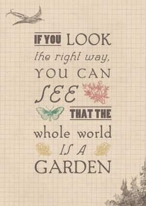 From 'The Secret Garden' by Frances Hodgson Burnett