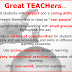 Great teachers...