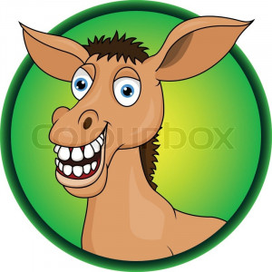 Stock vector of 'Funny horse cartoon'