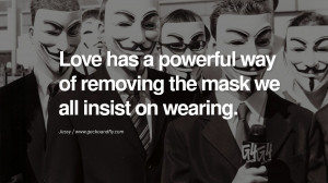 hiding behind a mask quotes