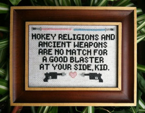 Han Solo Quote Cross Stitch (Star Wars)